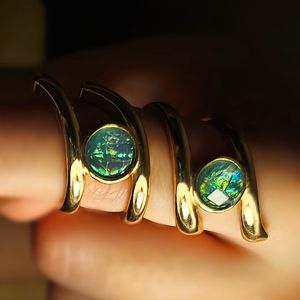 [SOLD]Opal Gold Knuckle Ring